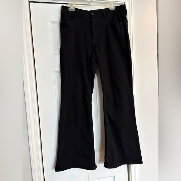Old Navy High Waisted Wow Flare Jeans - Size 12, Black Jack - Picture 8 of 15